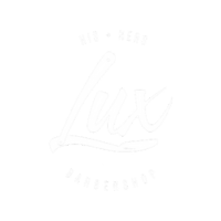 His & Hers Lux Barbershop Logo